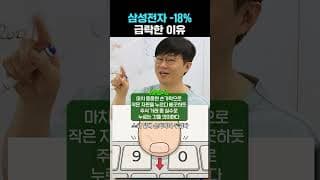 오늘 아침 삼전 하한가 간 이유